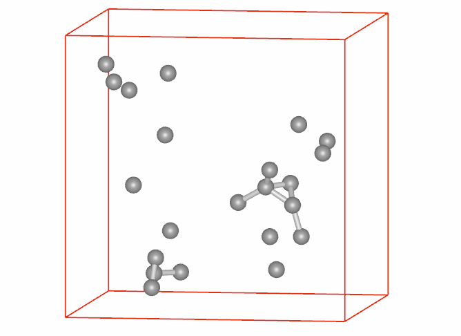 Automatic bond generation based on interatomic distance